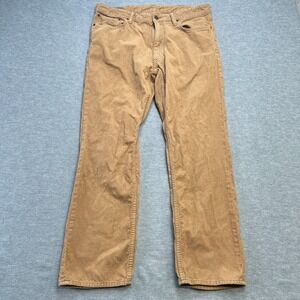 Polo Ralph Lauren Pants Mens 36x30 (34x30) Brown Tan Corduroy 650 Straight Jeans